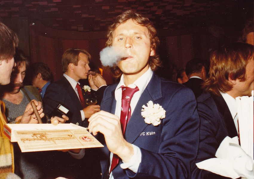 Heinz Flohe an der Meisterfeier 1978.