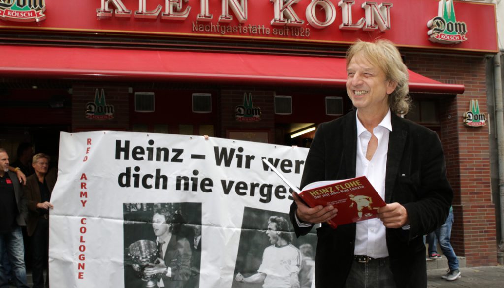 Frank Steffan vor dem Klein Köln.