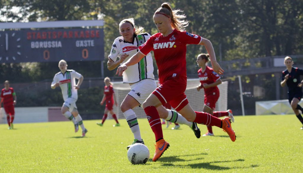 Anna Gerhardt: Die Frauen des 1. FC Köln gewinnen gegen Borussia Mönchengladbach mit 4:1. 