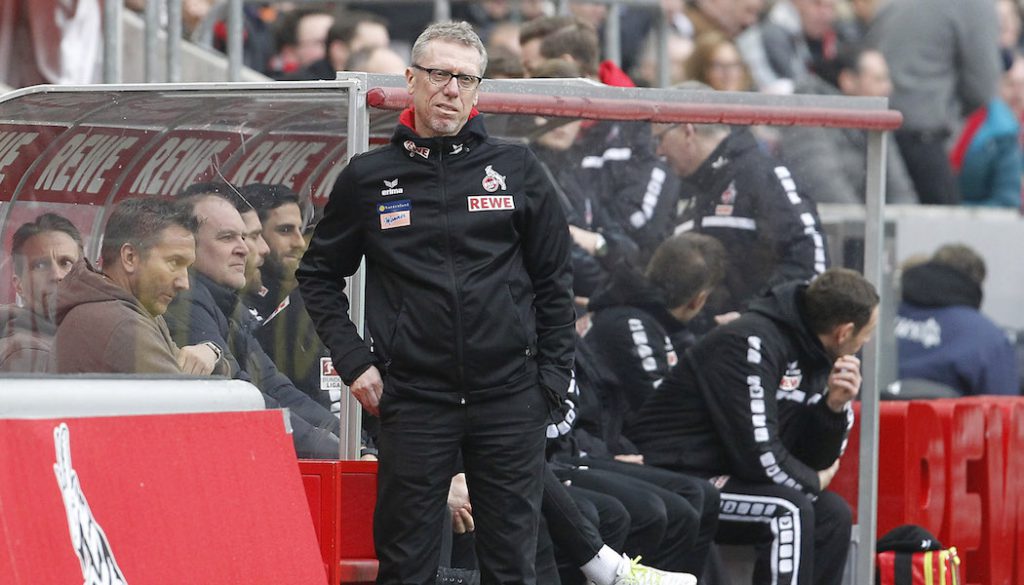 Peter Stöger auf der anderen Seite der Trainerbank. (Foto: MV)