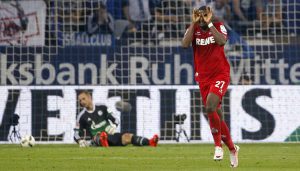 Anthony Modeste bejubelt das 2:1 im Spiel gegen den FC Schalke 04. (Foto: MV)