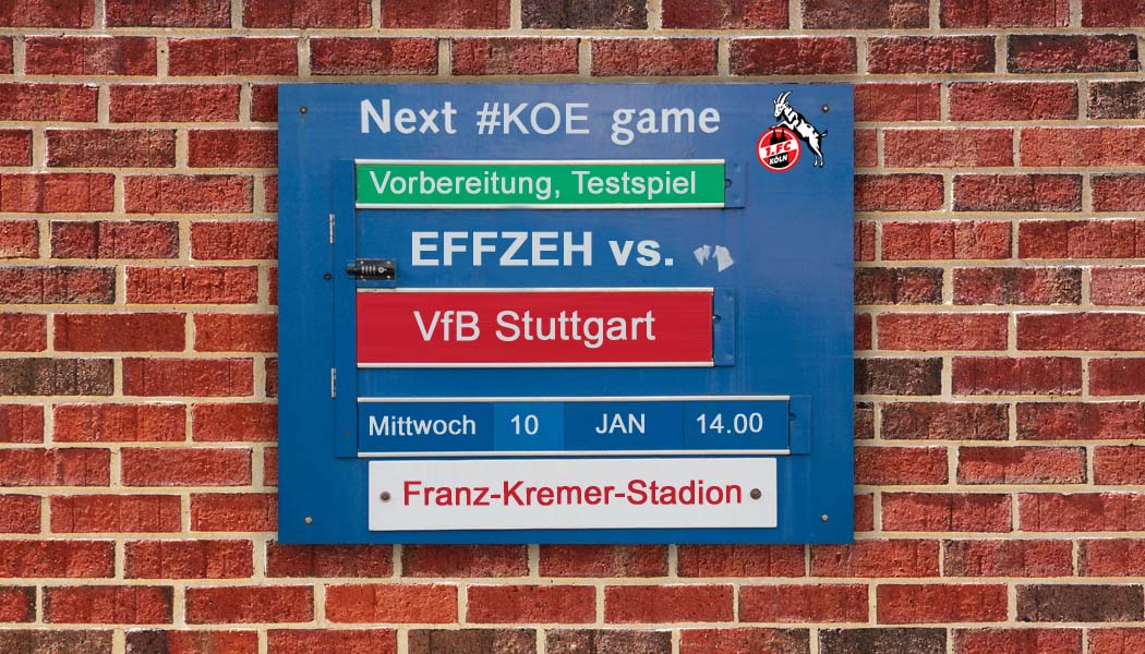 Liveticker: Der 1. FC Köln empfängt den VfB Stuttgart