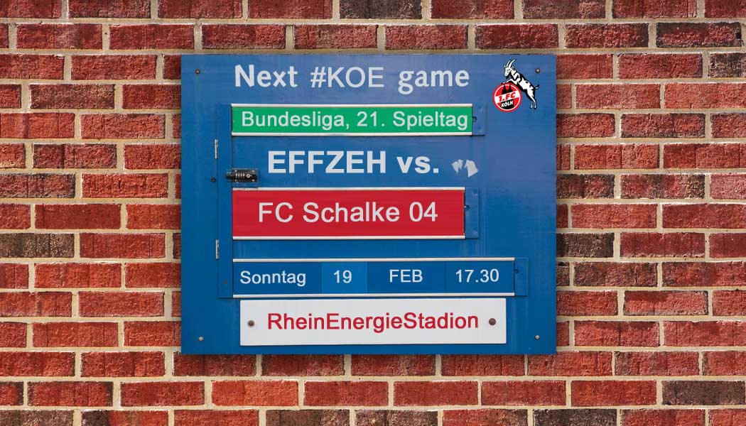 Liveticker: Der 1. FC Köln empfängt den FC Schalke 04