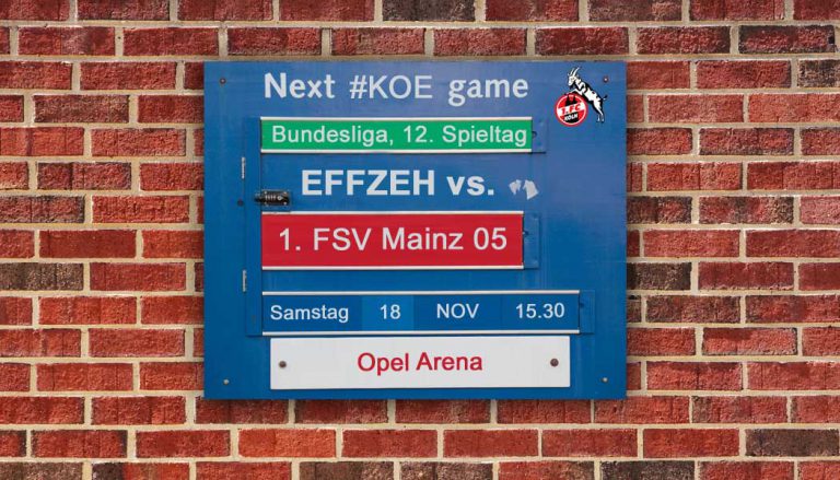 Liveticker: Der 1. FC Köln muss zum 1. FSV Mainz 05