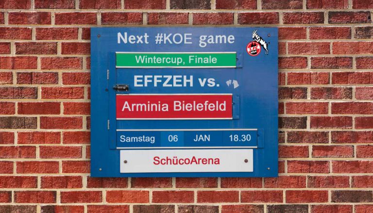 Wintercup im Ticker: Effzeh im Finale gegen Bielefeld