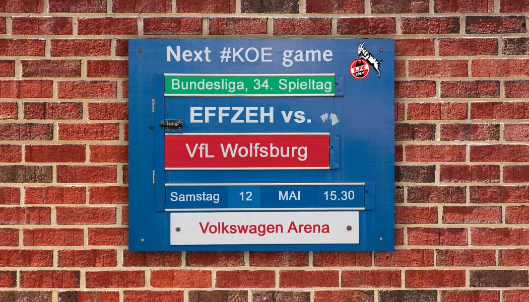 Liveticker: Reißt der Effzeh den VfL Wolfsburg mit runter?