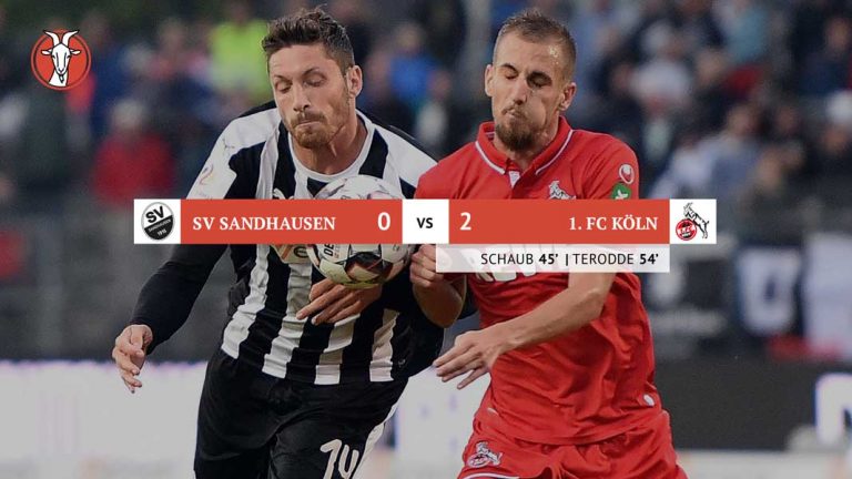 Dank Schaub und Terodde: Harmloser FC gewinnt in Sandhausen