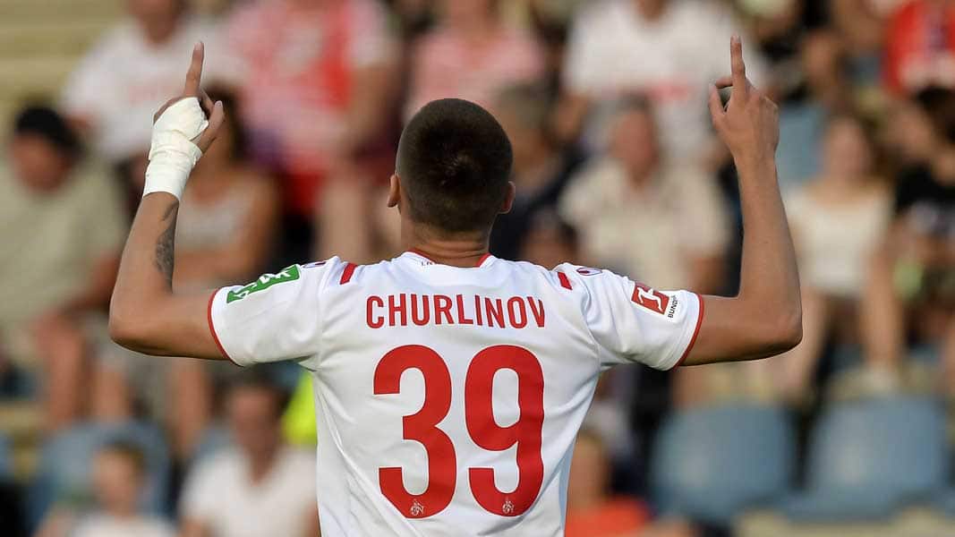 Doppelpack Churlinov für U21: Jung-Profi schießt Aachen ab