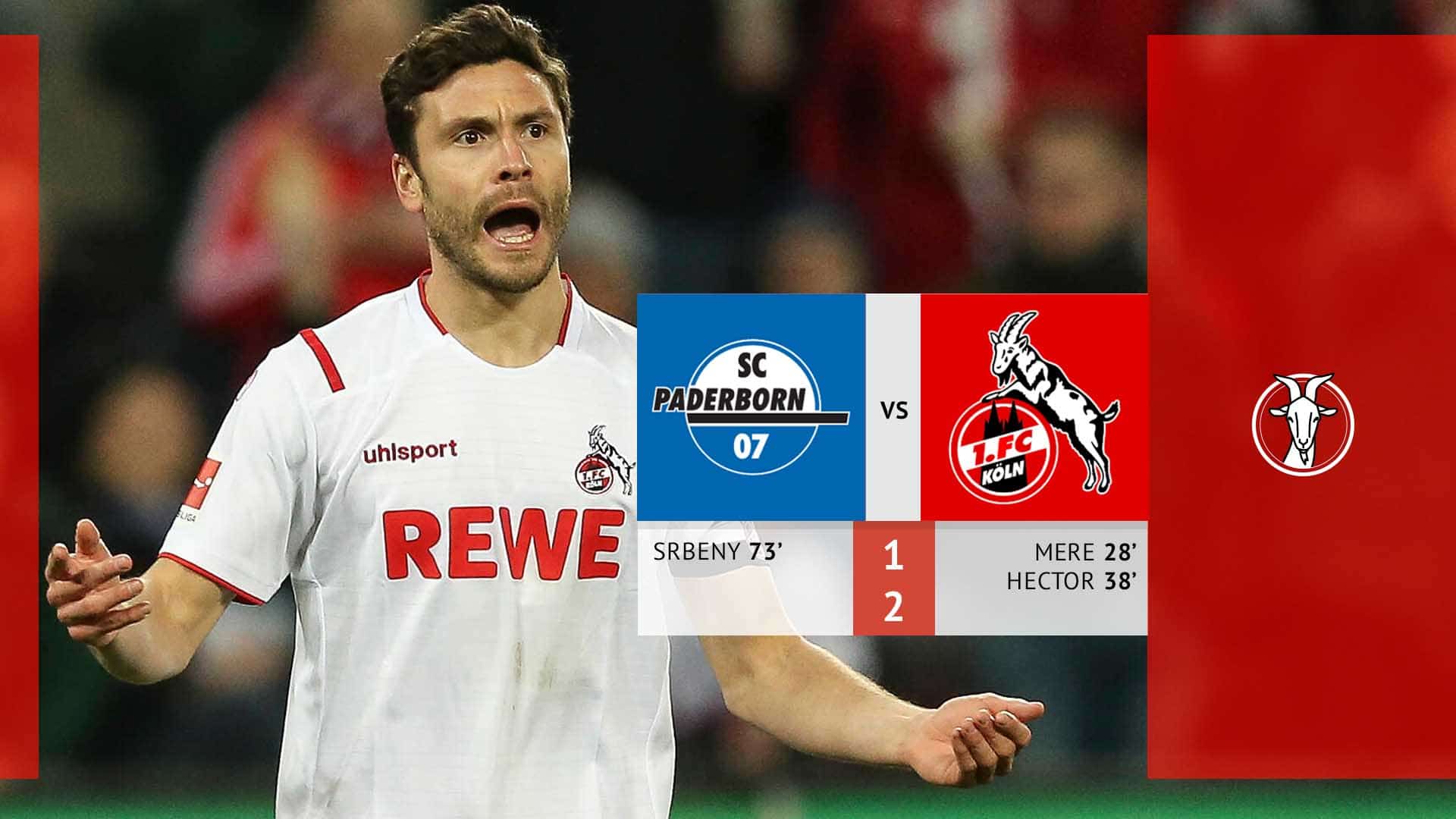 Arbeitssieg in Paderborn: FC gewinnt auch das Aufsteiger-Duell