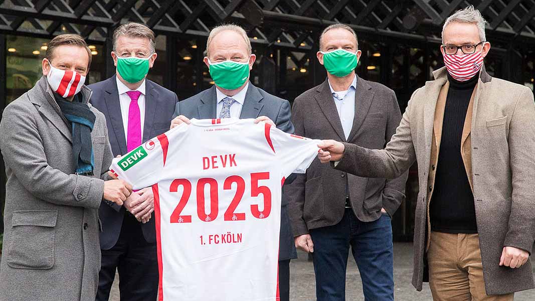 Wichtiger Deal für den FC: DEVK bleibt bis 2025 Hauptpartner