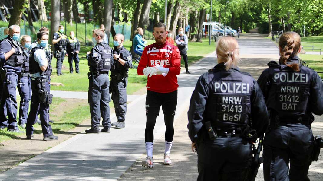 Polizei beim Training: FC bereitet sich auf Ernstfall vor