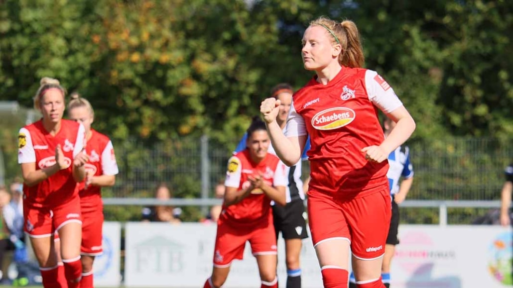 6:0 in Bielefeld: FC-Frauen stehen im Pokal-Achtelfinale
