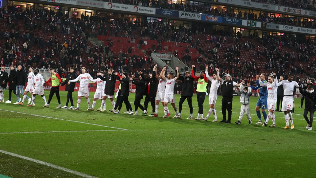 Der 1. FC Köln geht mit einem guten Gefühl in die Weihnachtspause. (Foto: Bucco)