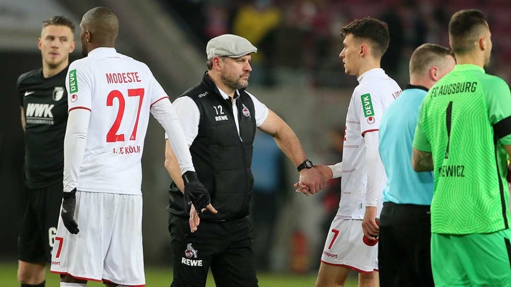 Steffen Baumgart nach der Niederlage gegen Augsburg. (Foto: Bucco)
