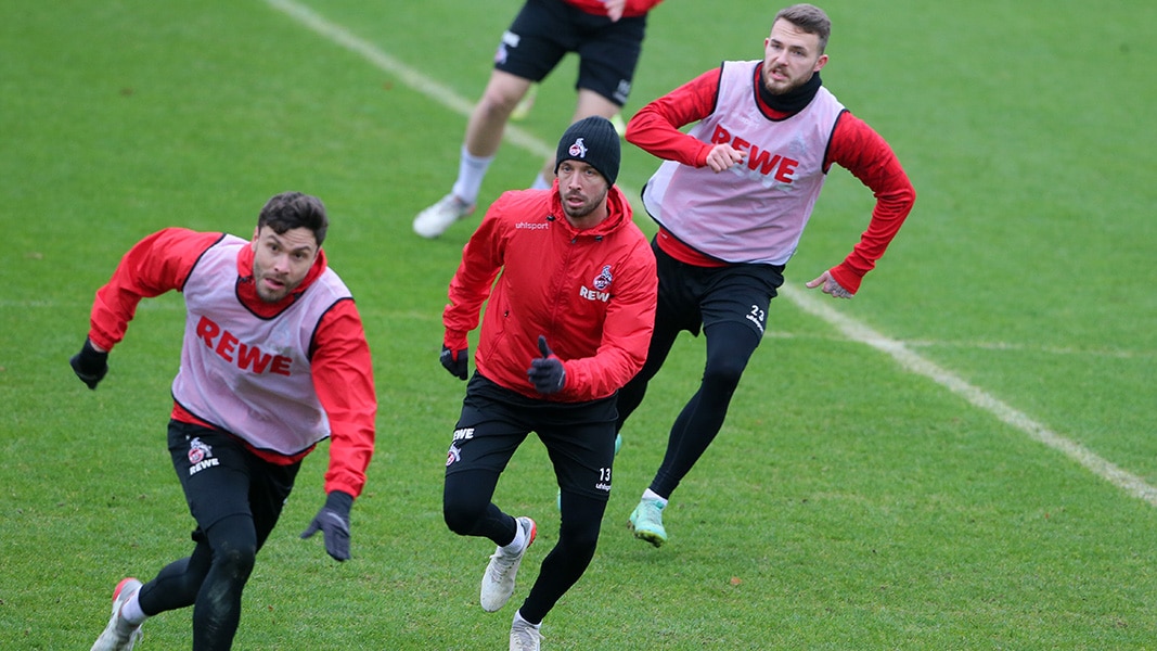 Mark Uth am Mittwoch im Training des 1. FC Köln. (Foto: Bucco)