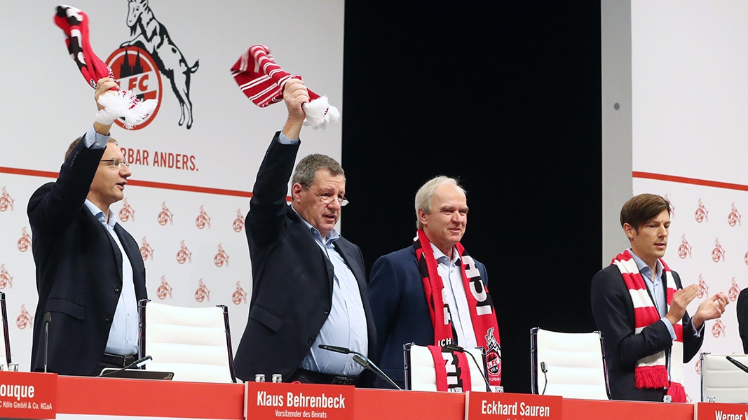 Der Vorstand des 1. FC Köln will sich im Herbst wieder zur Wahl stellen. (Foto: Bucco)