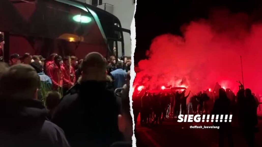 1 Fc Köln Ultras Feiern Profis Nach Derby Sieg Geissblog 