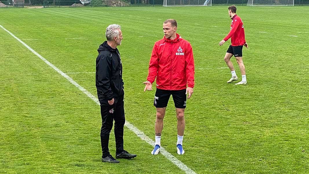 Mark Zimmermann und Ondrej Duda am Dienstag bei der U21. (Foto: GEISSBLOG)