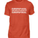 EUROPAPOKAL | T-Shirt | Casual Rot - Herren Shirt-1236