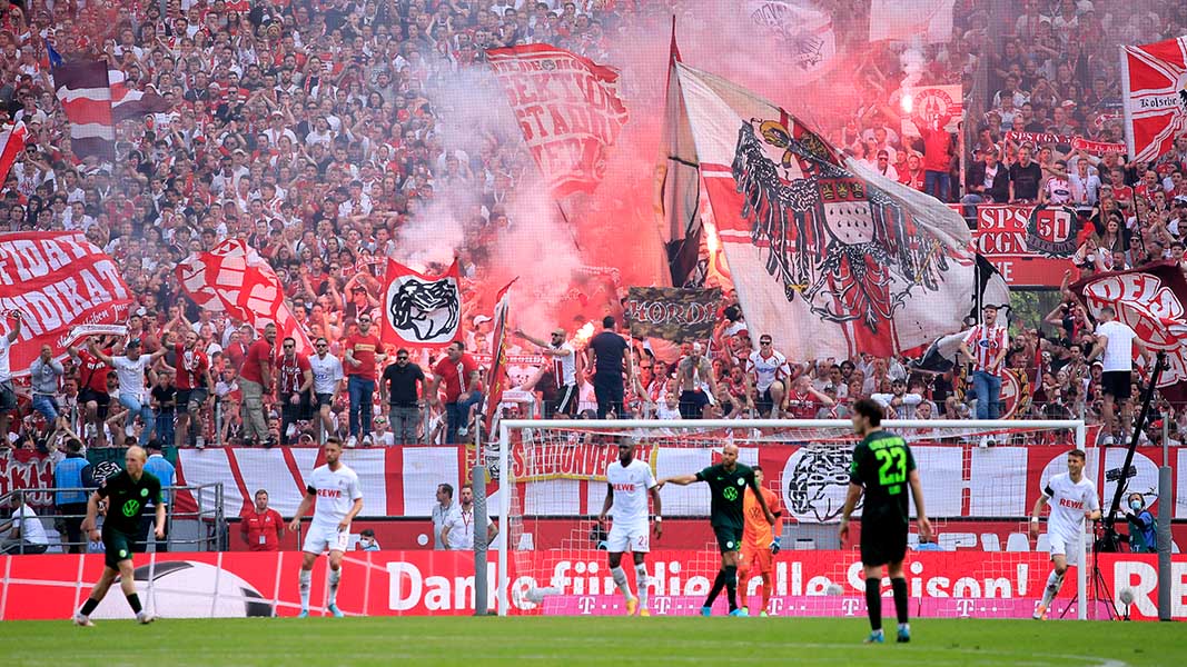 Der 1. FC Köln feiert die Rückkehr nach Europa. (Foto: IMAGO)
