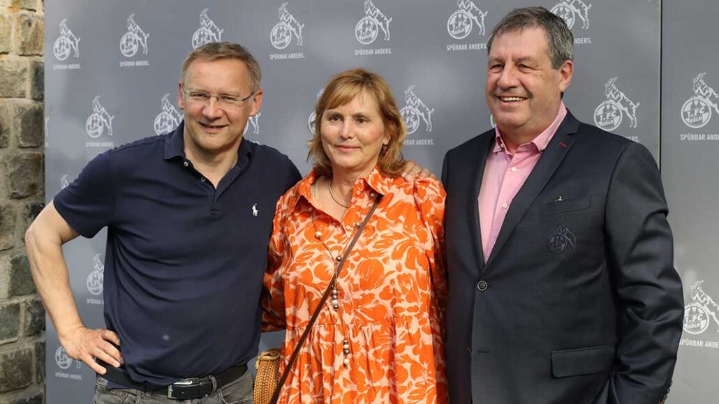 Eckhard Sauren, Werner Wolf und dessen Frau Monika. (Foto: GEISSBLOG)