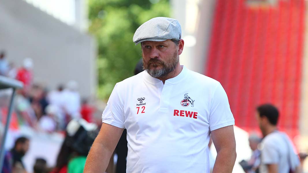 Steffen Baumgart beim Test gegen Offenbach. (Foto: IMAGO / Eibner)