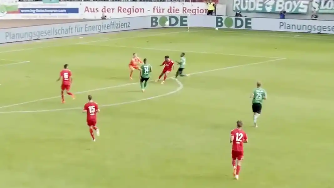 Der Moment der U21-Niederlage. (Foto: Screenshot SPORTTOTAL.TV)