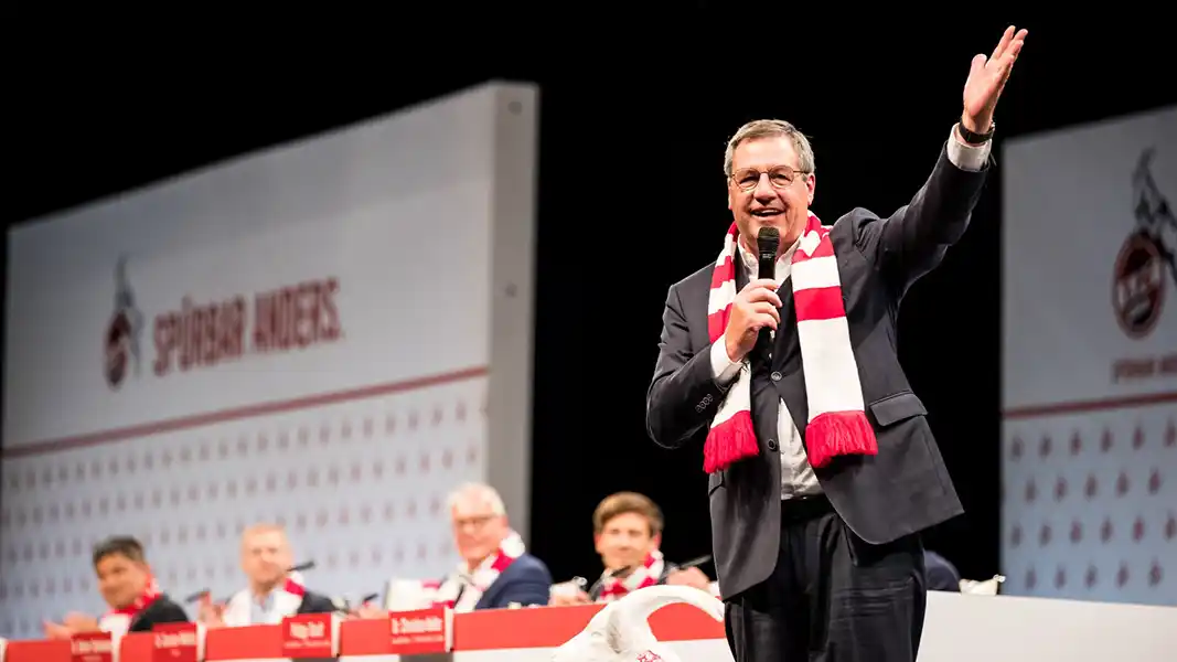 Werner Wolf bleibt Präsident des 1. FC Köln. (Foto: 1. FC Köln / S. Wunderl)