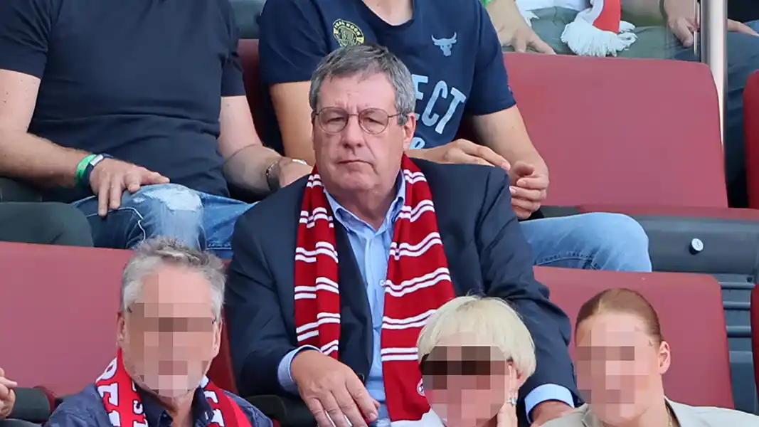 Werner Wolf am Sonntag im Stadion. (Foto: Bucco)