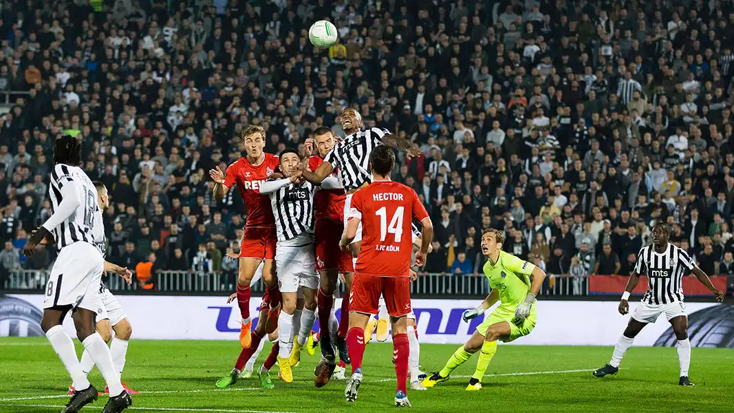 Der 1. FC Köln verliert bei FK Partizan. (Foto: IMAGO / Eibner)