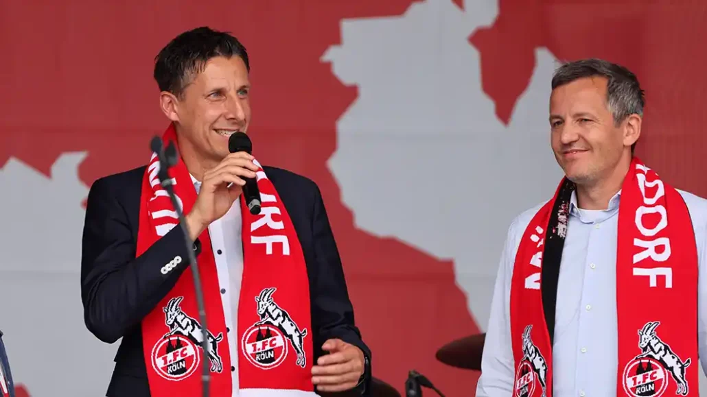 Am 1. April übernimmt Christian Keller als neuer Sport-Geschäftsführer beim 1. FC Köln. Zu Beginn des Jahres hatte bereits Philipp Türoff als Finanz-Geschäftsführer seine Arbeit aufgenommen. Die Führunsgabteilung ist nach den Abgängen von Horst Heldt und Alexander Wehrle damit wieder besetzt. (Foto: Bucco) 