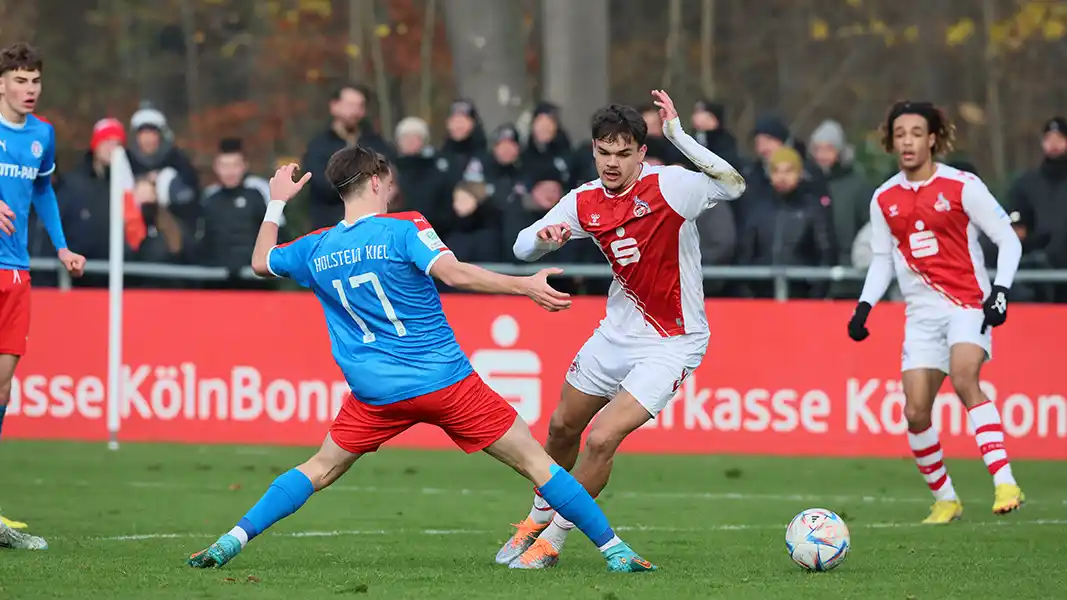Im Viertelfinale hat sich die U19 des 1. FC Köln gegen Holstein Kiel durchgesetzt. (Foto: Bucco)