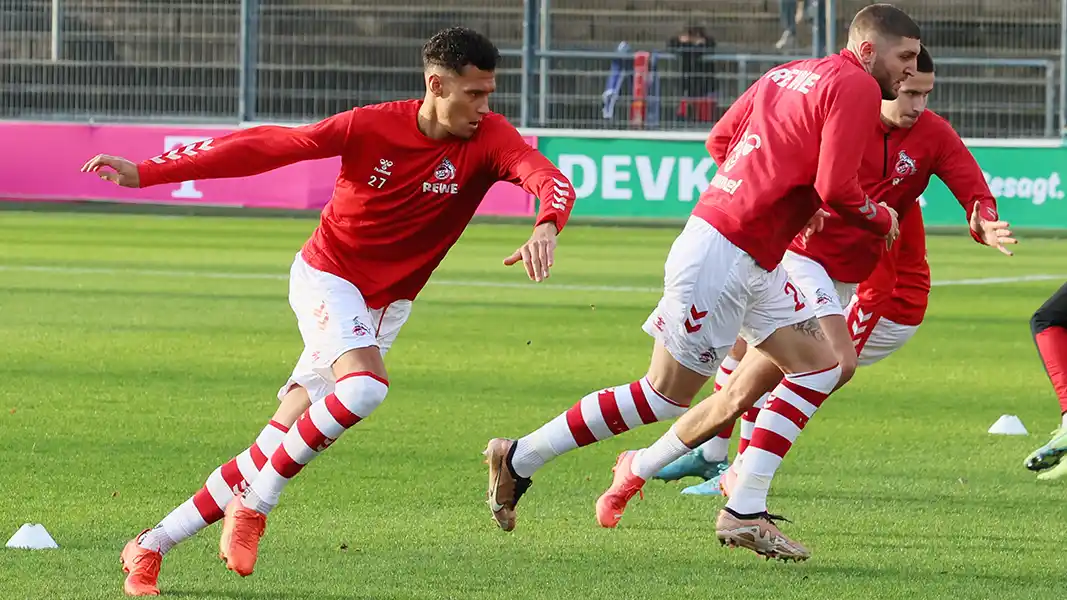 Nach dem Aufwärmen ging es für Davie Selke gegen den HSV nicht weiter. (Foto: Bucco)