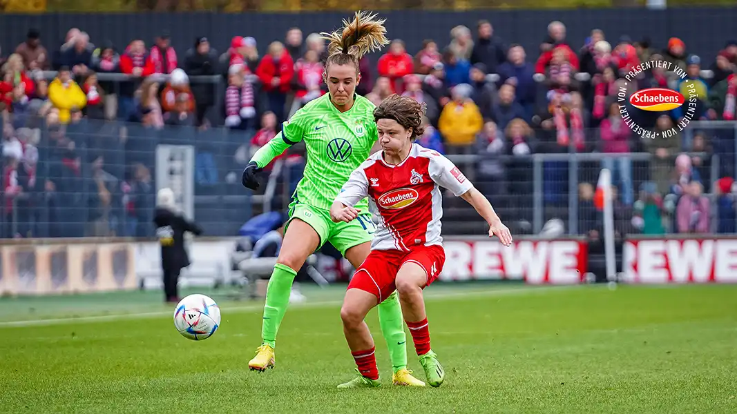 Ally Gudorf im Spiel gegen den VfL Wolfsburg. (Foto: IMAGO / Sports Press Photo)