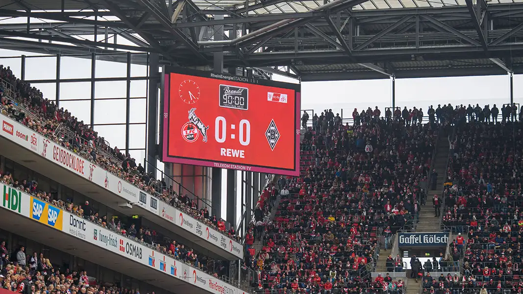0:0 im Rückspiel: Kann der FC Borussia Mönchengladbach noch überholen? (Foto: IMAGO / Kirchner-Media)
