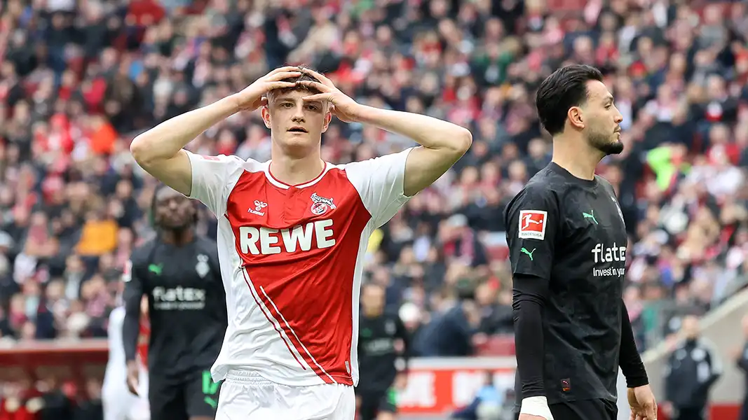 Eric Martel und der 1. FC Köln hätten den Derbysieg verdient gehabt. (Foto: IMAGO / Eibner)