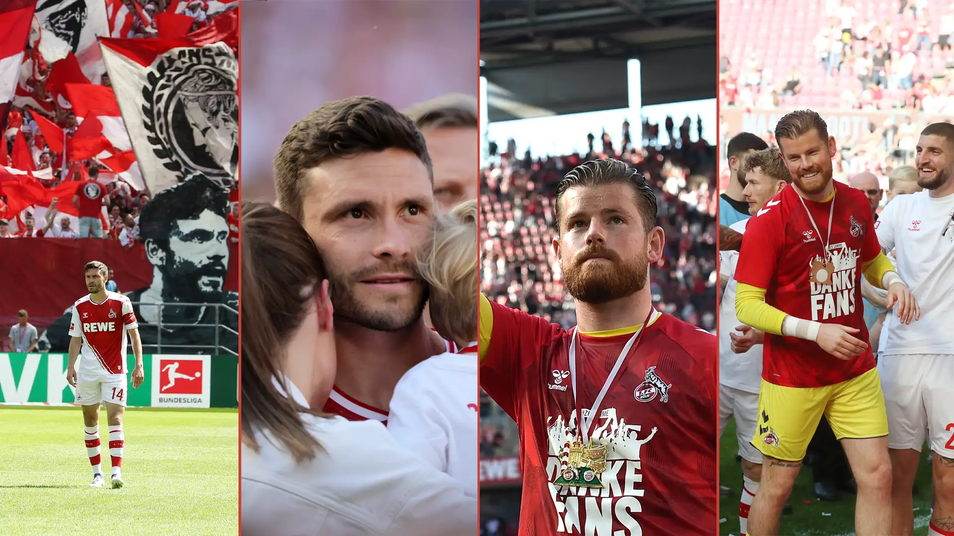 Emotionen ohne Ende: Die Bilder vom Abschied zweier FC-Legenden. (Fotos: IMAGO, Bucco)