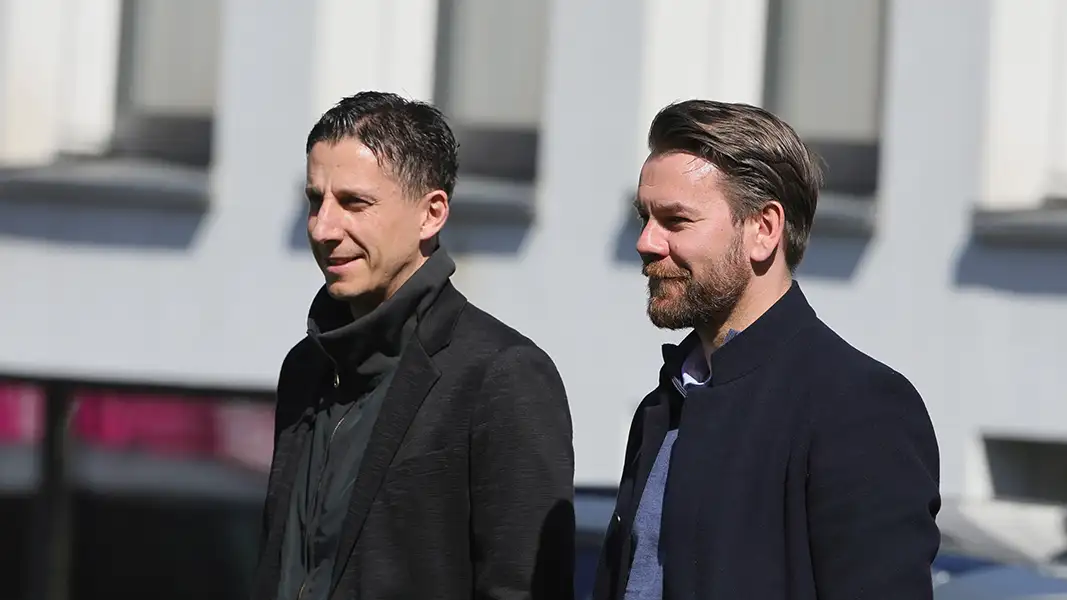 Werden auch weiter beim FC zusammenarbeiten: Christian Keller und Thomas Kessler. (Foto: Bucco)