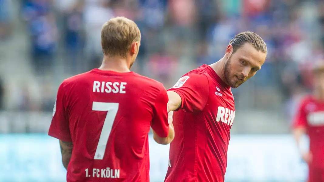 Marcel Risse und Marco Höger haben viele Jahre gemeinsam beim 1. FC Köln gespielt. (Foto: Bopp)