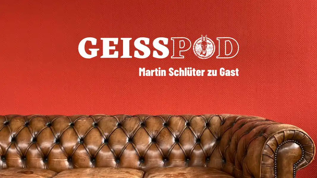 Der GEISSPOD mit Martin Schlüter zu Gast. (Foto: GEISSBLOG)