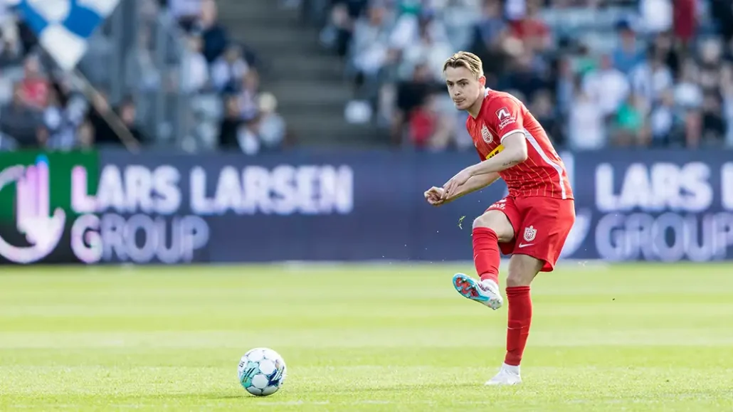 Jacob Christensen soll vor einem Wechsel zum 1. FC Köln stehen. (Foto: IMAGO / Gonzales Photo)