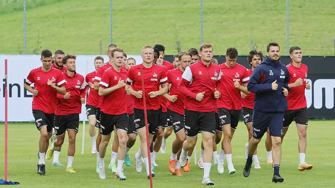 Die Profis des 1. FC Köln haben die Hälfte der Vorbereitung hinter sich. (Foto: Bucco)