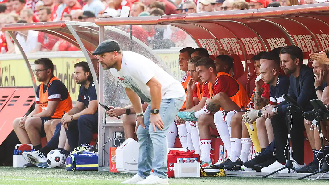 Steffen Baumgart war nach der zweiten Niederlage im zweiten Spiel enttäuscht. (Foto: IMAGO / Eibner)