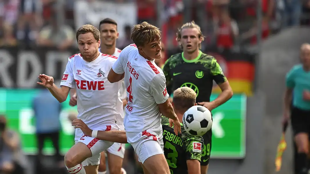 Timo Hübers hatte gegen Wolfsburg kein Glück. (Foto: IMAGO / Nordphoto)