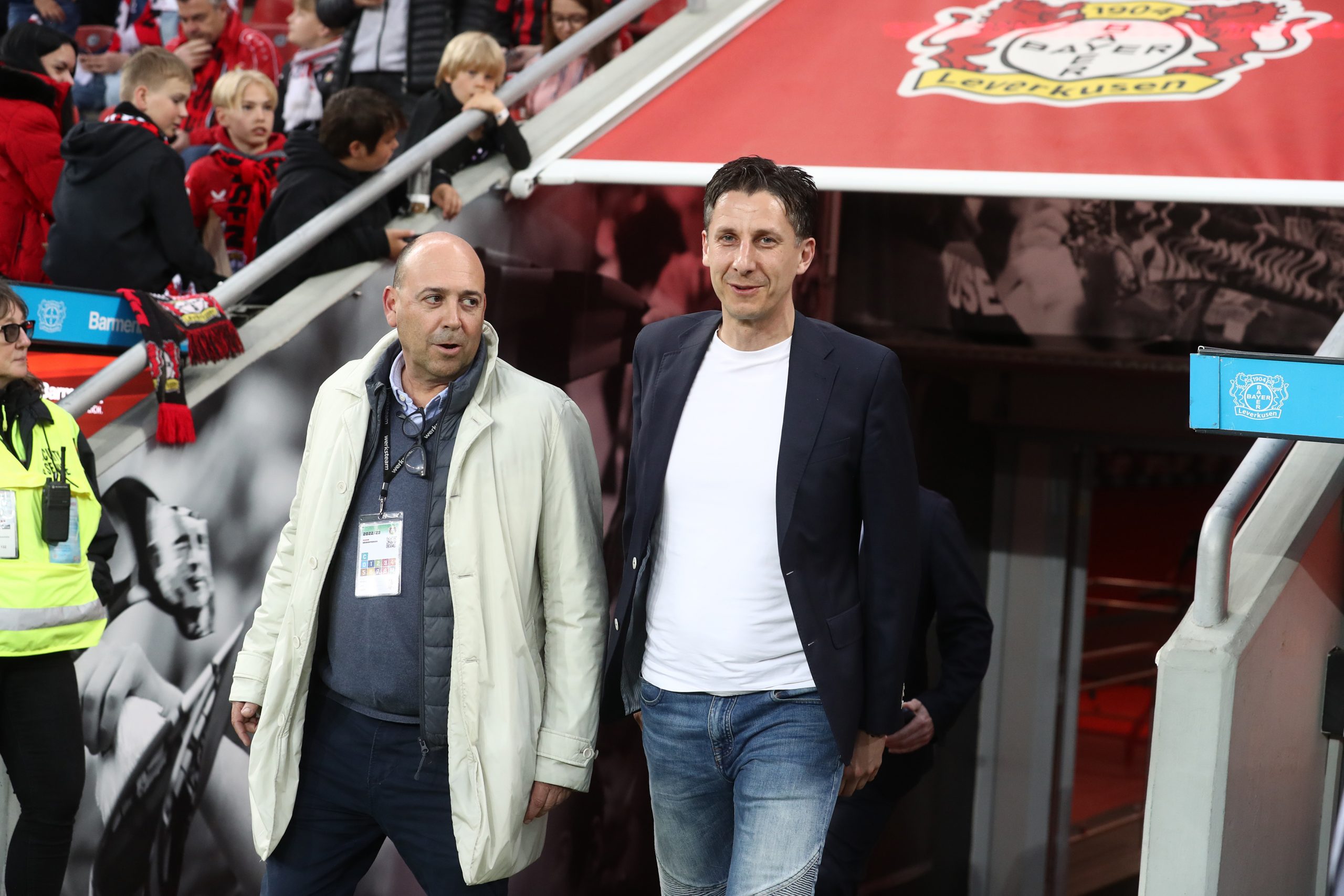 Fernando Carro und FC-Geschäftsführer Christian Keller. (Foto: Bucco)