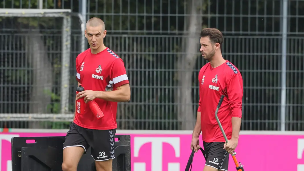 Florian Dietz (l.) und Mark Uth sollen bald wieder für den 1. FC Köln auflaufen. (Foto: Bucco)