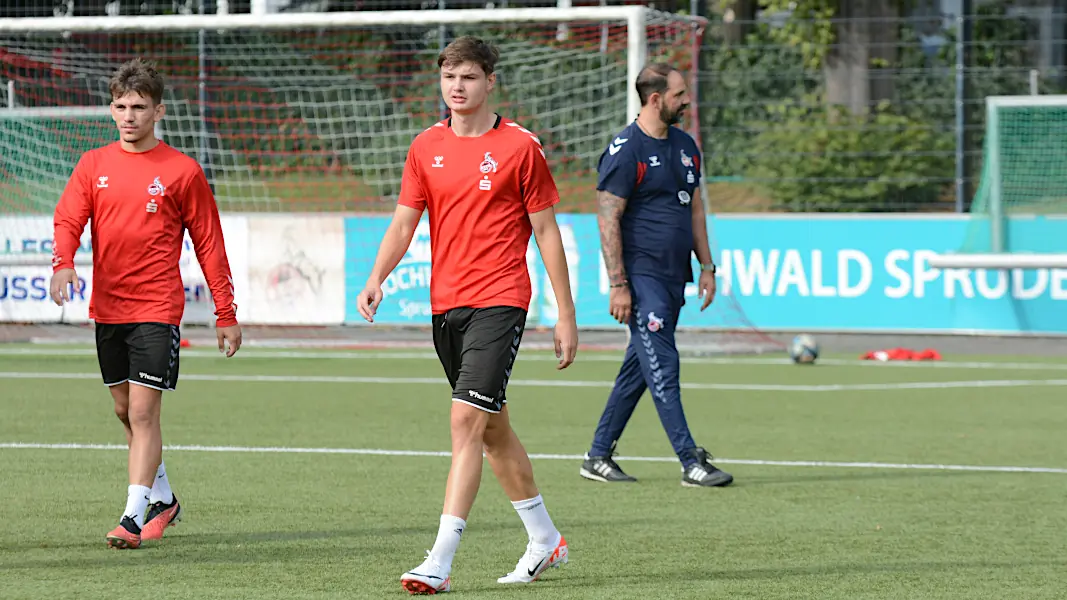 Jaka Cuber Potocnik unter der Woche beim U19-Training von Stefan Ruthenbeck. (Foto: GEISSBLOG)
