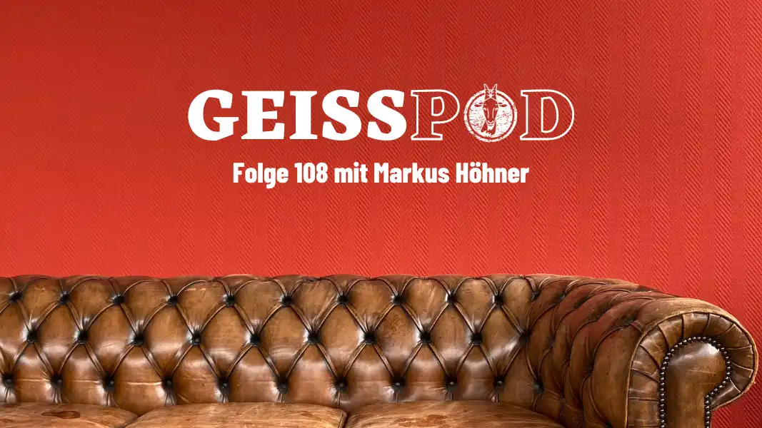 Markus Höhner zu Gast beim GEISSPOD. (Foto: GEISSBLOG)