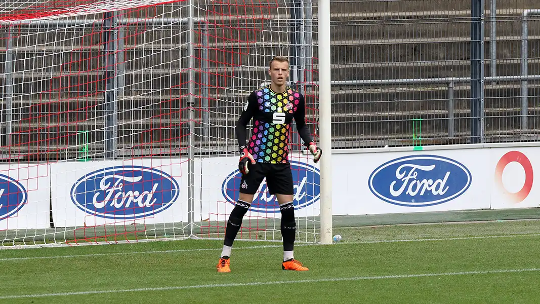 Luis Hauer im Tor des 1. FC Köln. (Foto: GEISSBLOG)