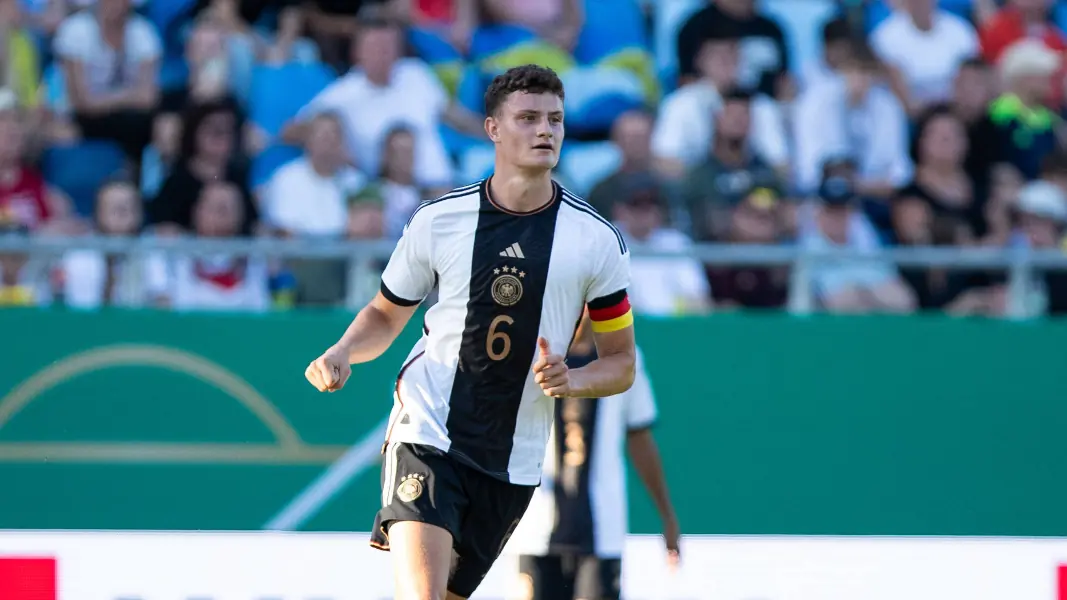 Eric Martel ist neuer Kapitän von Deutschlands U21-Nationalmannschaft. (Foto: IMAGO / Beautiful Sports)